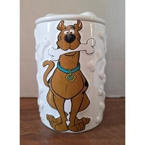 Scooby-Doo White Bone Cookie Jar 1999 Hanna-Barbera Dog Treats